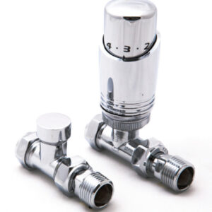 Reina Modal Trv - Chrome Straight Valves With Lockshield