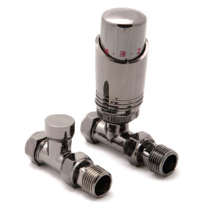 Reina Modal Trv - Oiled Bronze Straight Valves With Lockshield