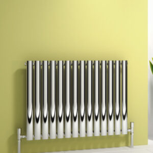 Reina Nerox Designer Stainless Steel Single Horizontal Radiator - Polished
