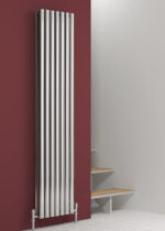 Reina Nerox Designer Stainless Steel Double Vertical Radiator - Polished