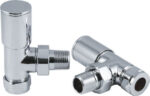 Reina Portland Angled Chrome Valves