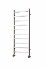 Reina Serena Steel Modern Vertical Bathroom Towel Rail and Radiator - Chrome