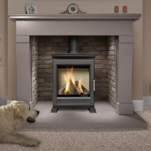 Portway Luxima Deluxe Gas Stove With Cream Vermiculite Interior