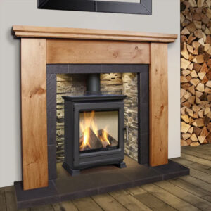 Portway Luxima Gas Stove With Cream Vermiculite Interior