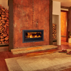 Opus Octave 90i Wood Burning Inset Stove With 50mm 4 Sided Frame