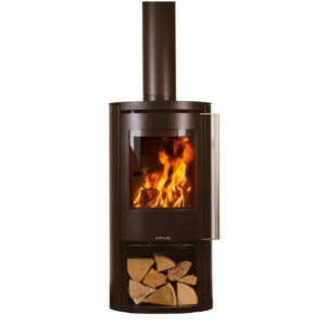 Opus Aria 5kw Wood Burning Stove With Log Store  (ARIA LS)