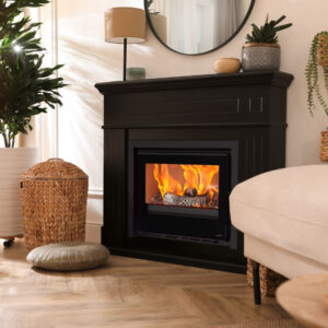 Opus Octave 70i Wood Burning Inset Stove With 50mm 4 Sided Frame