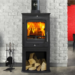 Portway 1 - 4.9kw Defra Multifuel Stove With Log Store