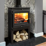 Portway 2 - 6.9kw Defra Multifuel Stove With Log Store