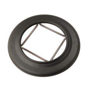 Rosette Collar 4" (100mm) - Matt Black