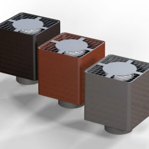 5" Flue Cube For Chimney Pots (Black)